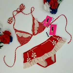 Haut de maillot de bain bikini bralette all about sol. marron root beer